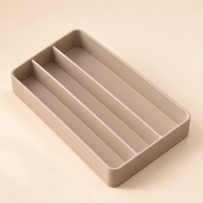 Contour Drawer Tray — front angle — AI-generated illustration