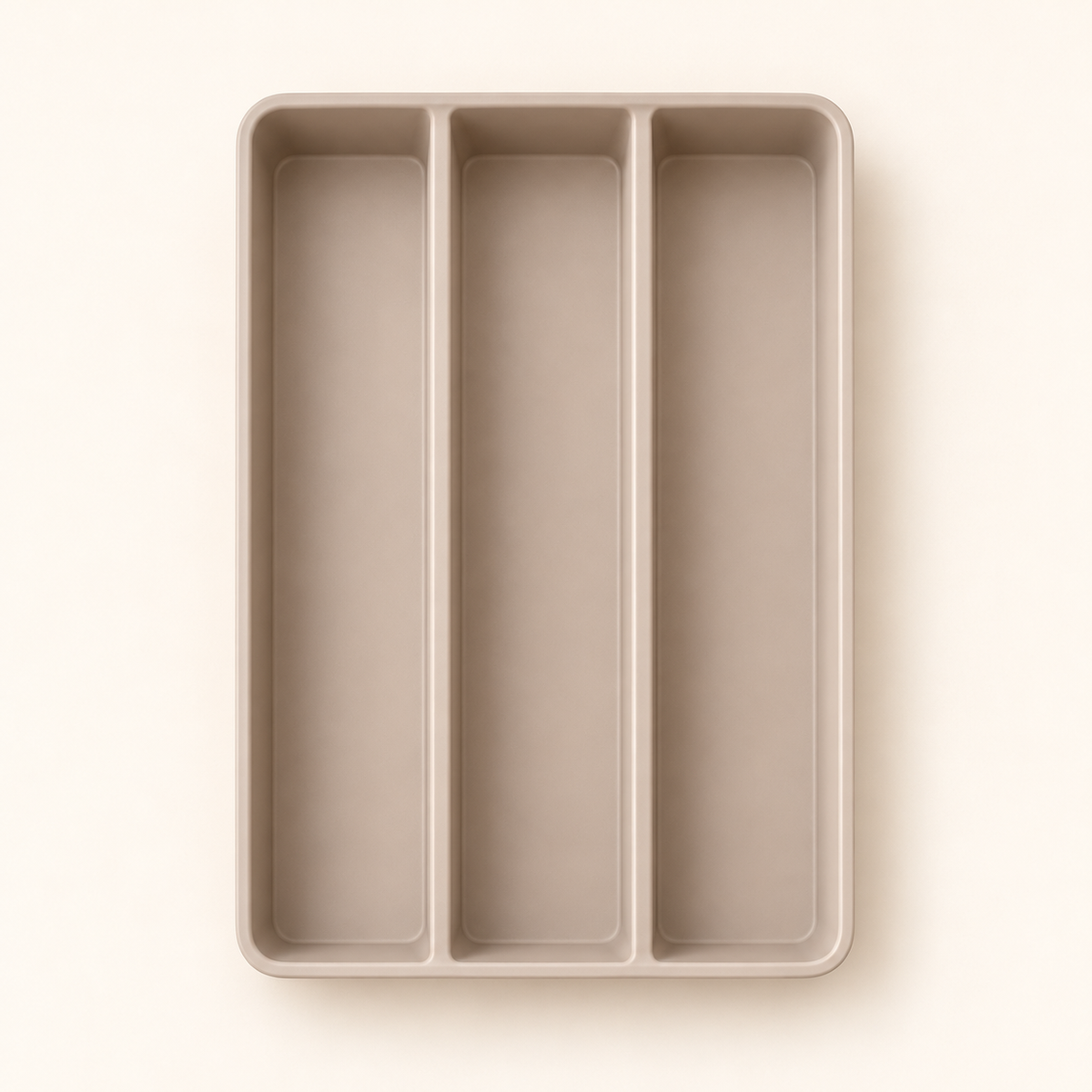 Contour Drawer Tray — top view — AI-generated illustration