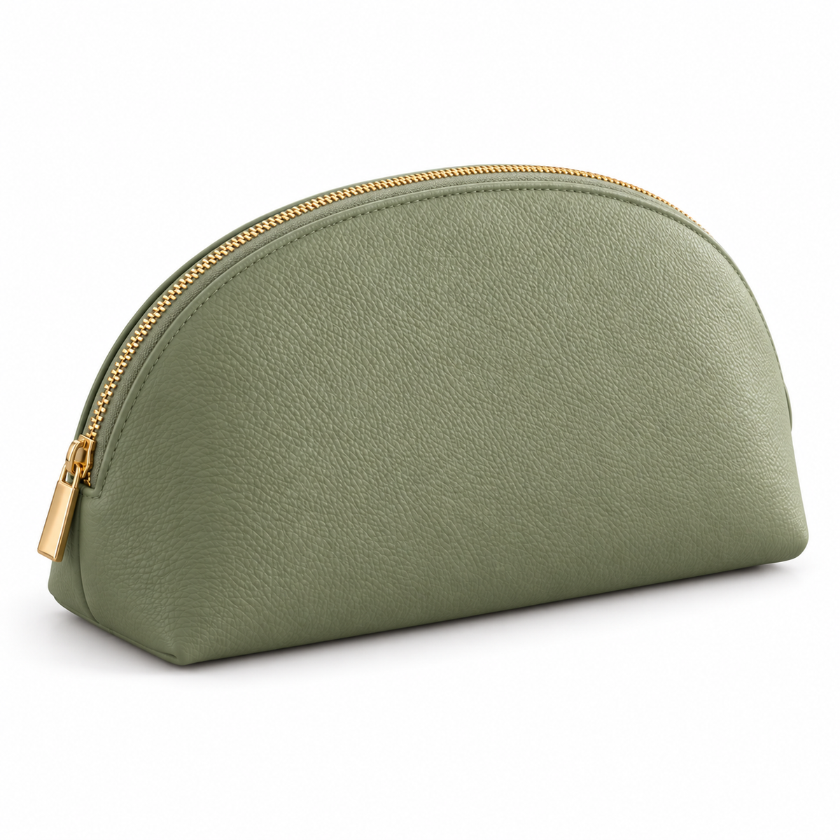 Daily Beauty Pouch — white background — AI-generated illustration