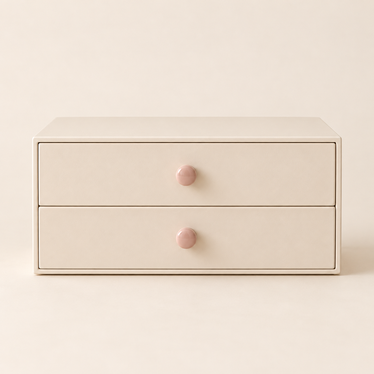 Tier Twin Drawer Case — front angle — AI-generated illustration