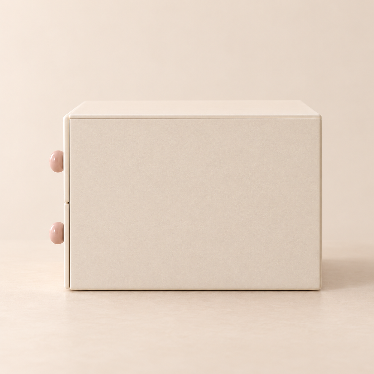 Tier Twin Drawer Case — side angle — AI-generated illustration