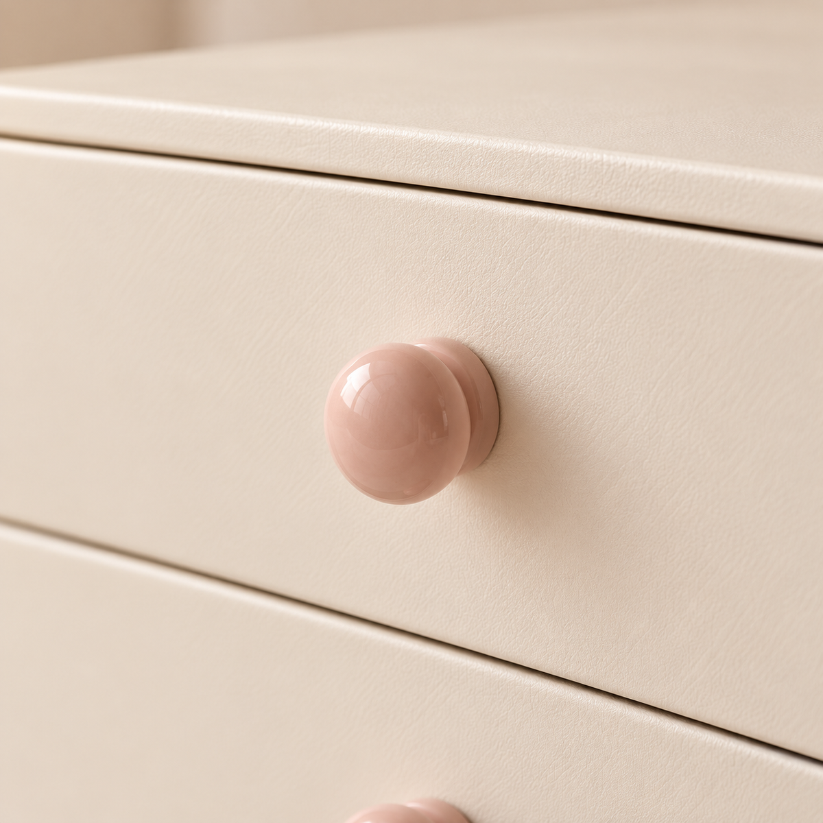 Tier Twin Drawer Case — detail — AI-generated illustration