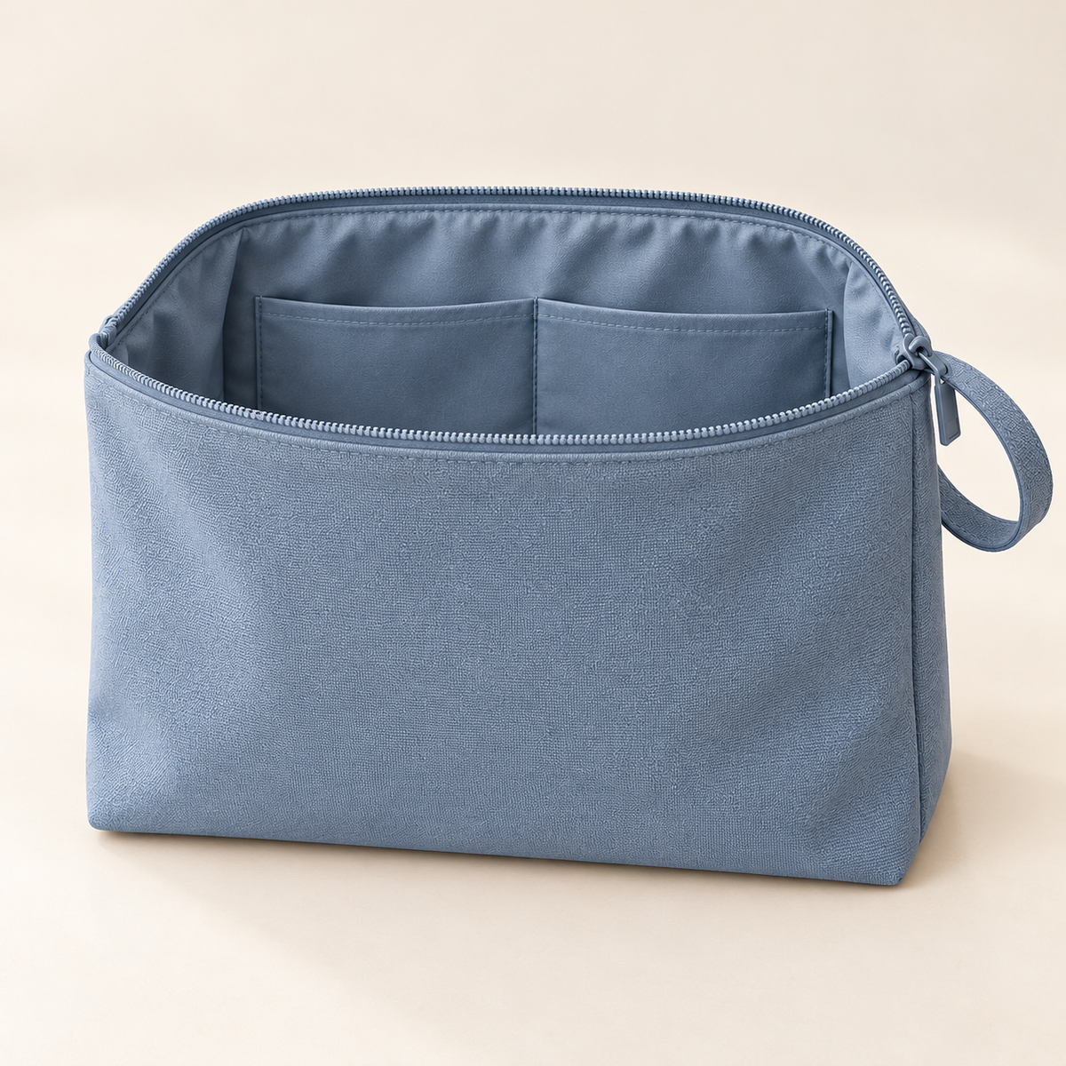 Upright Beauty Bag — front angle — AI-generated illustration