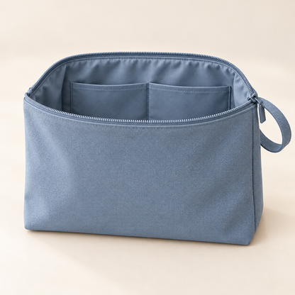 Upright Beauty Bag — front angle — AI-generated illustration